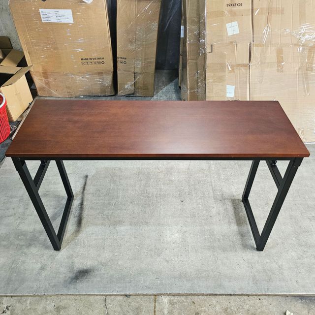 Bàn làm việc gấp gọn 120x40cm gỗ cao su SPD68226
