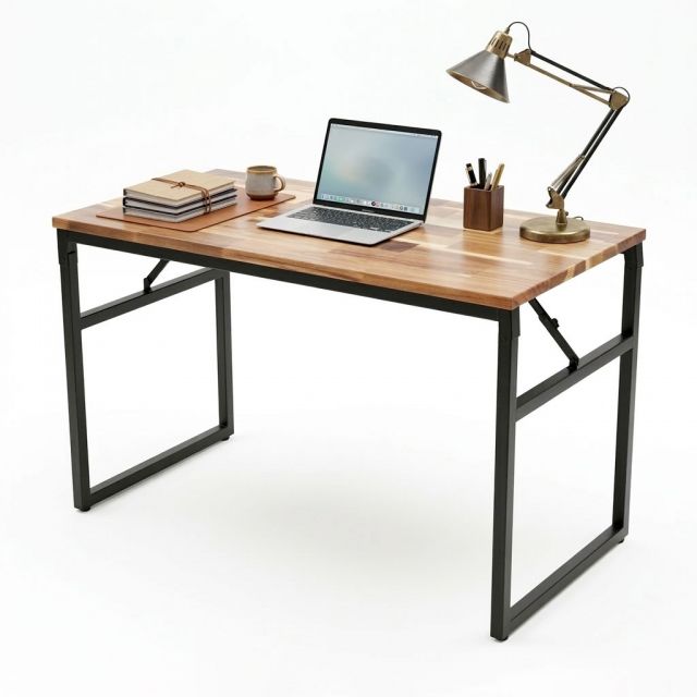 Bàn làm việc gấp gọn 120x60cm gỗ tràm SPD68259