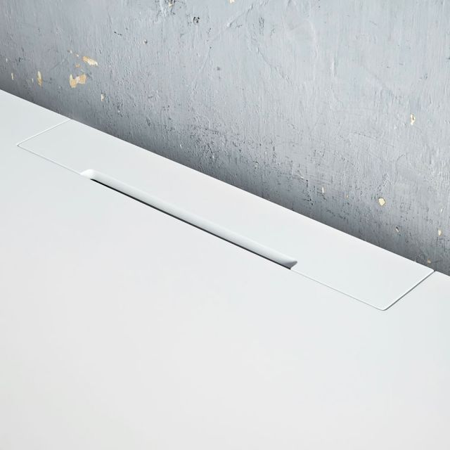 Bàn di động có hộp điện 120x60cm gỗ cao su hệ FOS FOS021