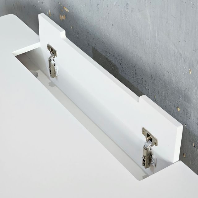 Bàn di động có hộp điện 120x60cm gỗ cao su hệ FOS FOS021