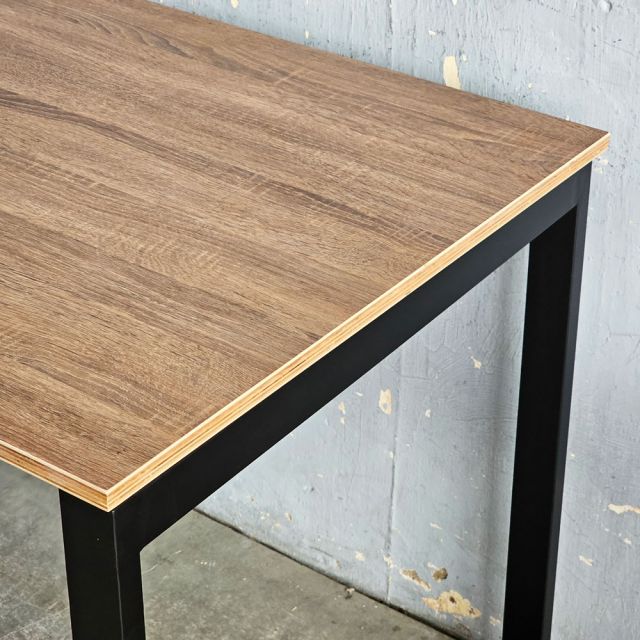 Bàn làm việc 140x70cm gỗ Plywood melamin màu bê tông hệ Rectang HBRT046