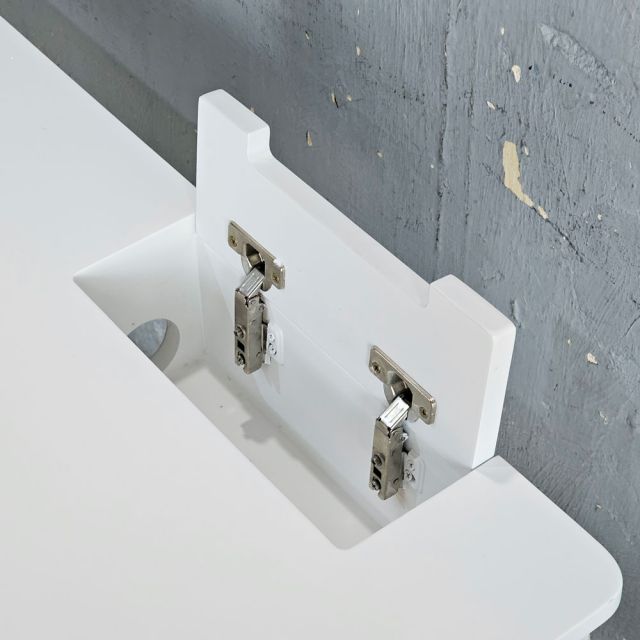 Bàn có hộp điện 140x70cm gỗ cao su ZD038