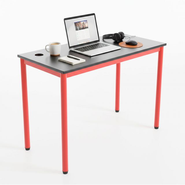 Bàn làm việc 110x50cm gỗ cao su hệ OMA HBOM017