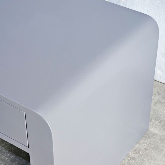 Bàn sofa bo cong 89x50x42cm gỗ cao su TT68366