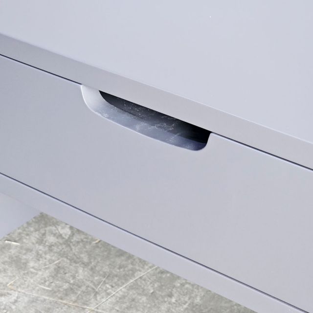 Bàn sofa bo cong 89x50x42cm gỗ cao su TT68366