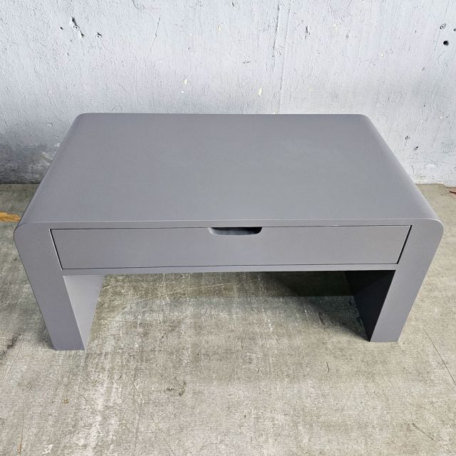 Bàn sofa bo cong 89x50x42cm gỗ cao su TT68366