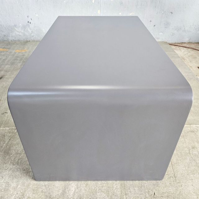 Bàn sofa bo cong 89x50x42cm gỗ cao su TT68366