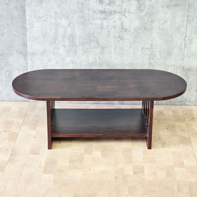 Bàn sofa Oval 120x50cm gỗ tràm TT68368