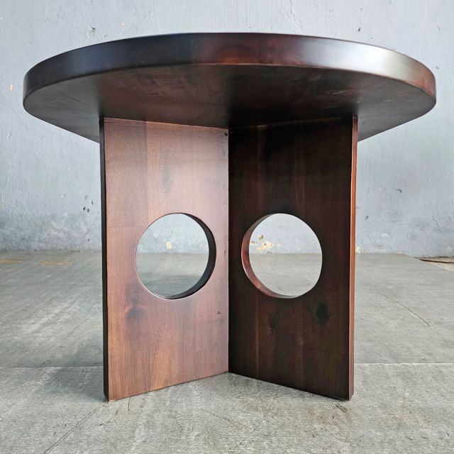 Bàn sofa Oval 120x50cm gỗ tràm TT68367