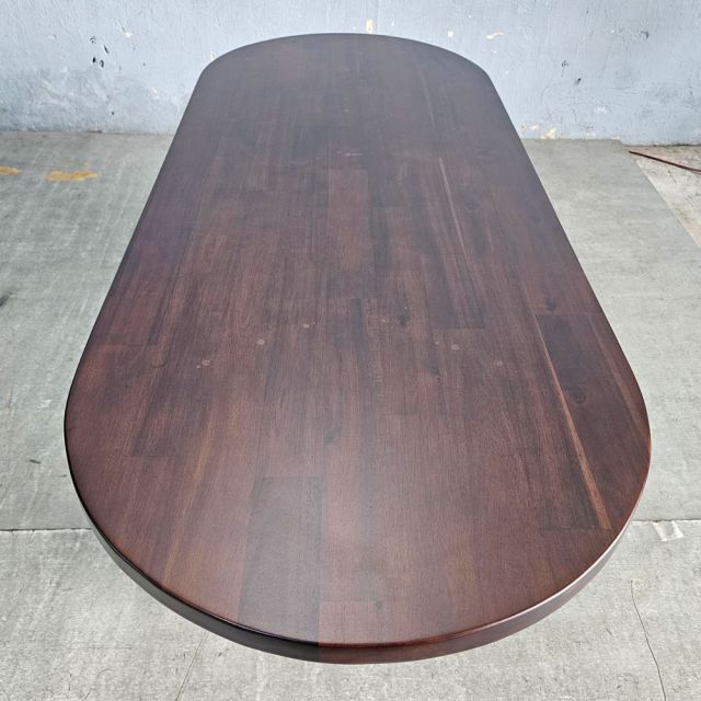 Bàn sofa Oval 120x50cm gỗ tràm TT68367