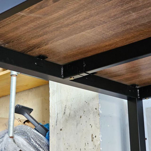 Bàn workshop lắp ráp 240x100x80cm gỗ plywood WSTB004