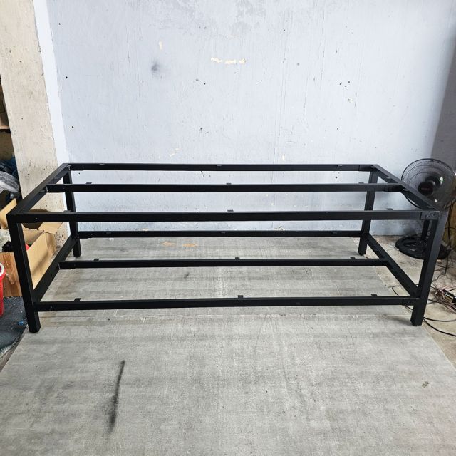 Bàn workshop lắp ráp 240x100x80cm gỗ plywood WSTB004