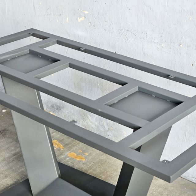 Chân sắt cho bàn ăn 140x70cm sơn tĩnh điện CHBBA061