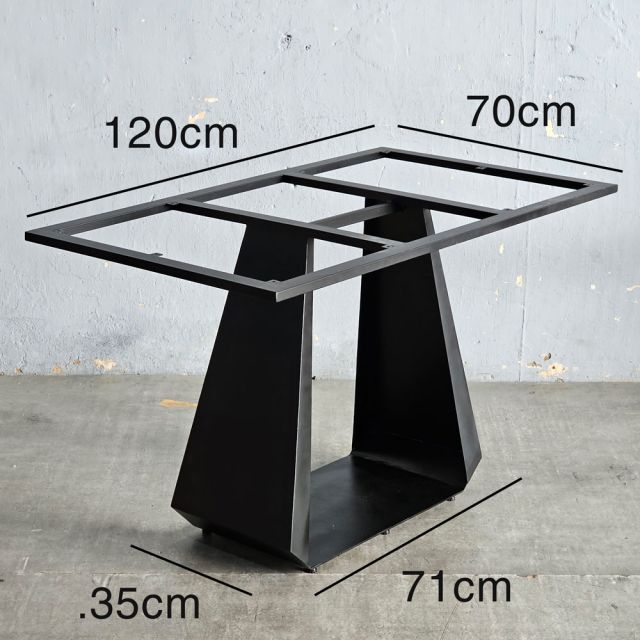 Chân bàn sắt 120x70cm sơn tĩnh điện CHB68110