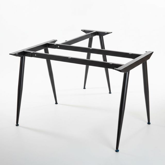 Chân bàn góc L cho bàn 120x130cm hệ CONE HCCO034