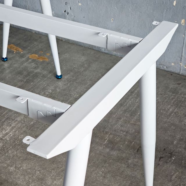 Chân bàn góc L cho bàn 120x130cm hệ CONE HCCO034