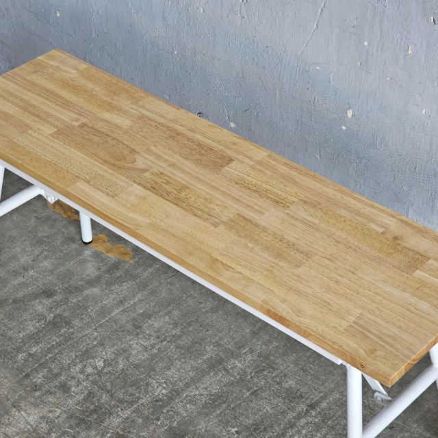 Ghế băng ARGON gấp gọn 100x30x45cm gỗ cao su GBD037