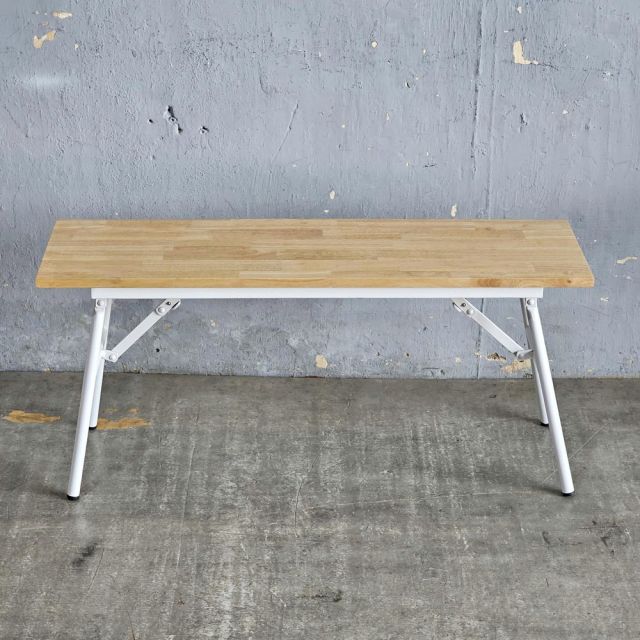 Ghế băng ARGON gấp gọn 100x30x45cm gỗ cao su GBD037