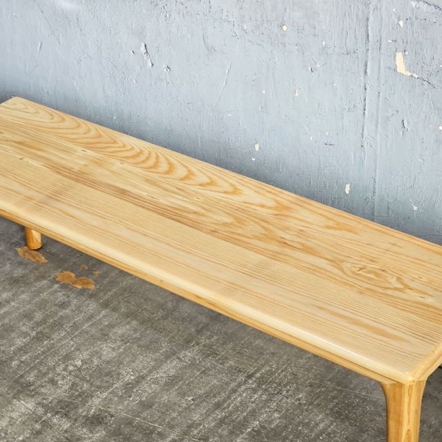 Ghế băng Neva 160x40x45cm gỗ Ash GBD065
