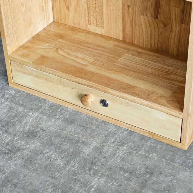 Kệ để bàn 60x25x50cm gỗ cao su TCN68090