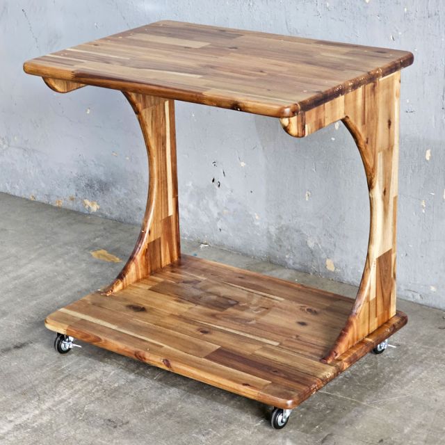 Kệ máy in di động 70x50x70cm gỗ tràm KMI68009