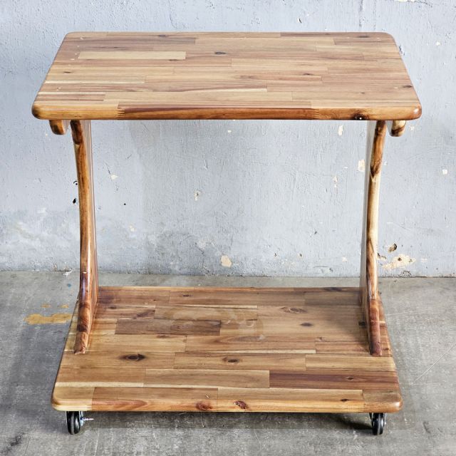 Kệ máy in di động 70x50x70cm gỗ tràm KMI68009