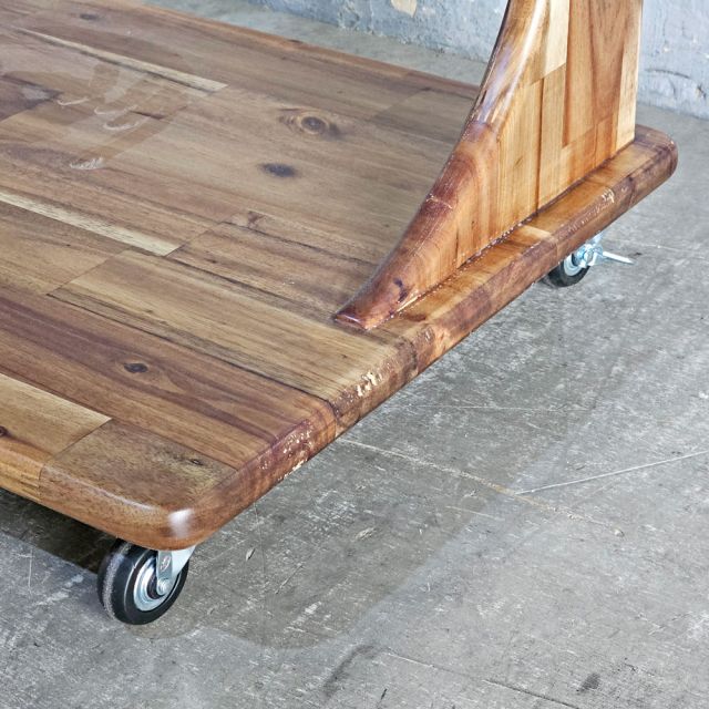 Kệ máy in di động 70x50x70cm gỗ tràm KMI68009