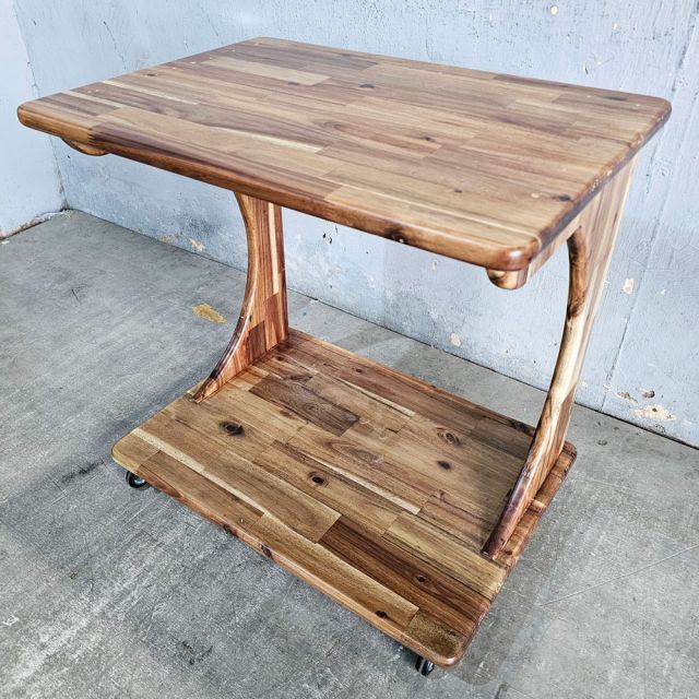 Kệ máy in di động 70x50x70cm gỗ tràm KMI68009