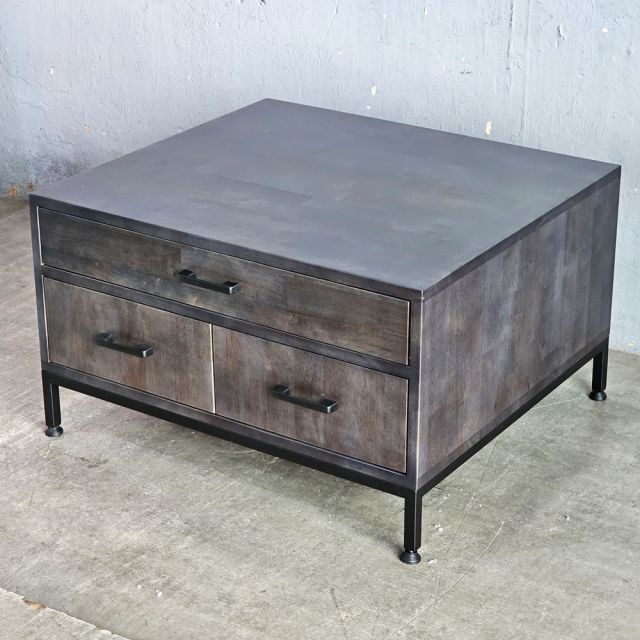 Tủ để máy rửa chén 73x65x42cm gỗ cao su KMRC003