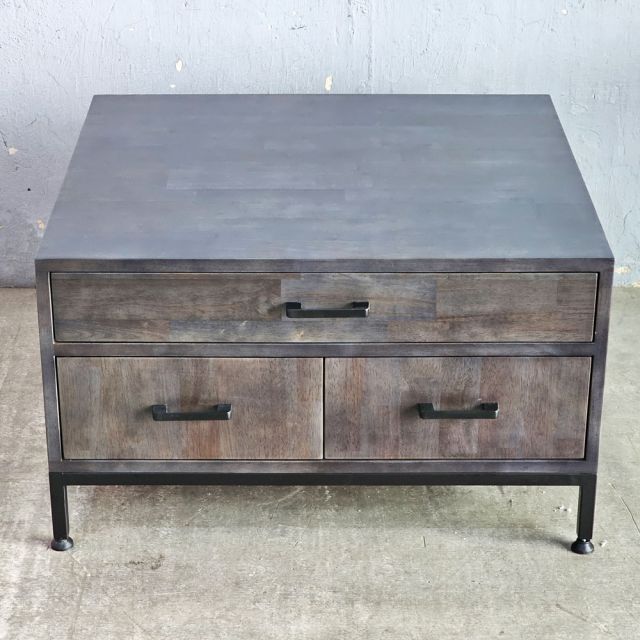 Tủ để máy rửa chén 73x65x42cm gỗ cao su KMRC003