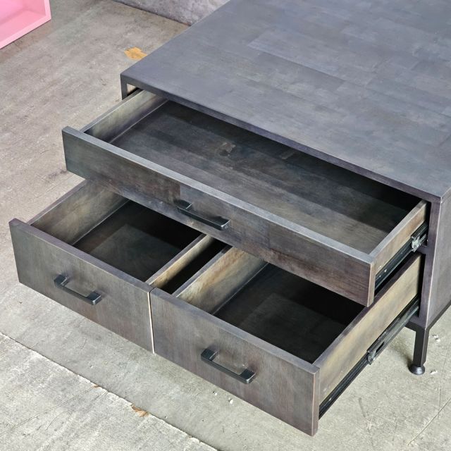 Tủ để máy rửa chén 73x65x42cm gỗ cao su KMRC003