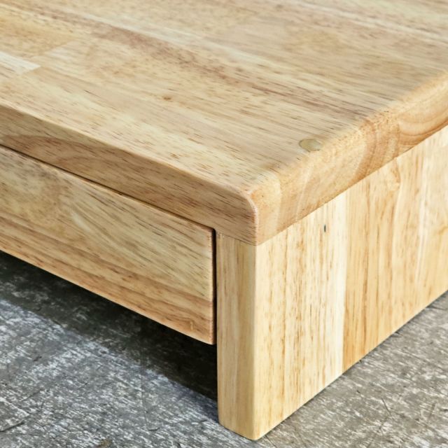 Kệ màn hình 60x30x10cm gỗ cao su MS68023