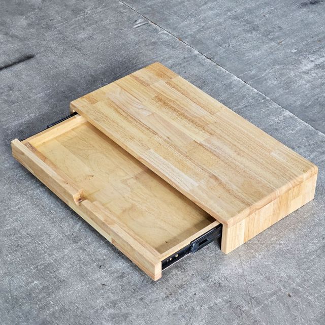 Kệ màn hình 60x30x10cm gỗ cao su MS68023