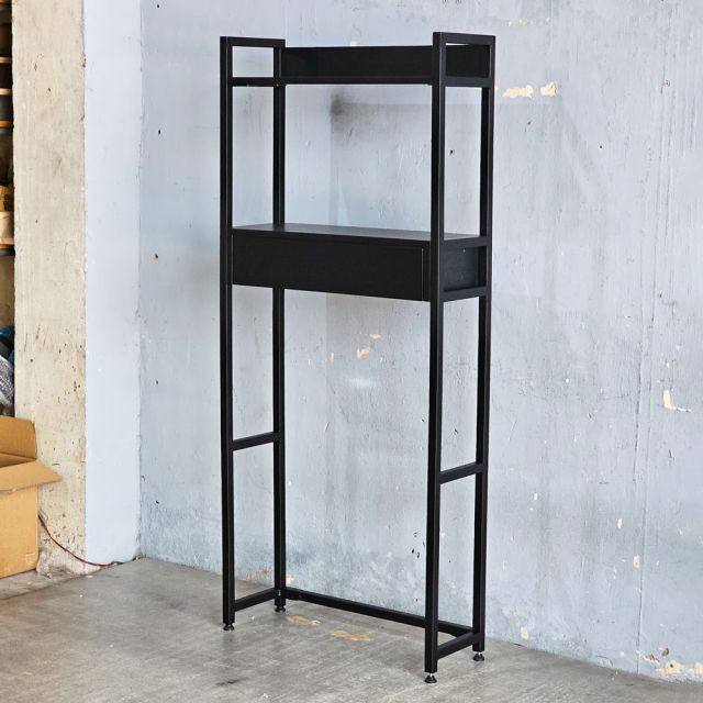 Kệ máy giặt 70x25x160cm gỗ cao su KMG68033