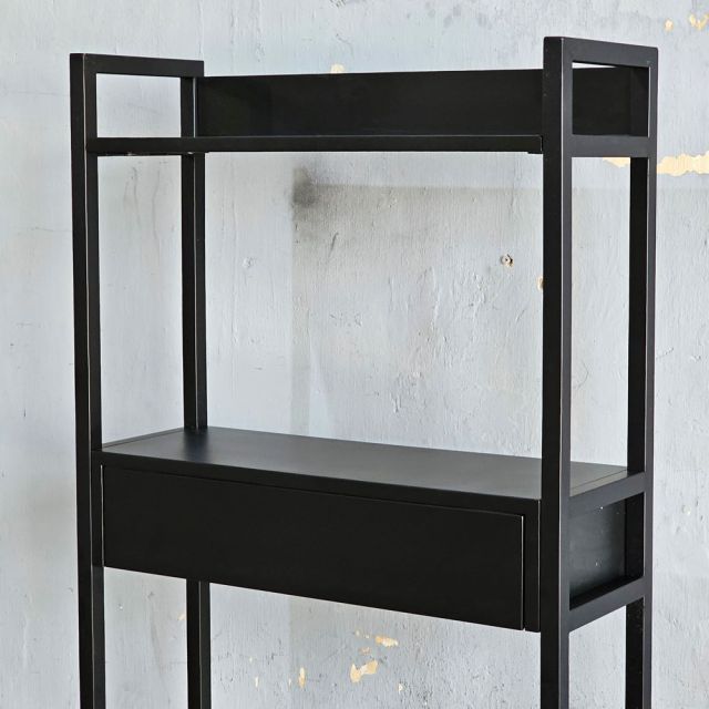 Kệ máy giặt 70x25x160cm gỗ cao su KMG68033