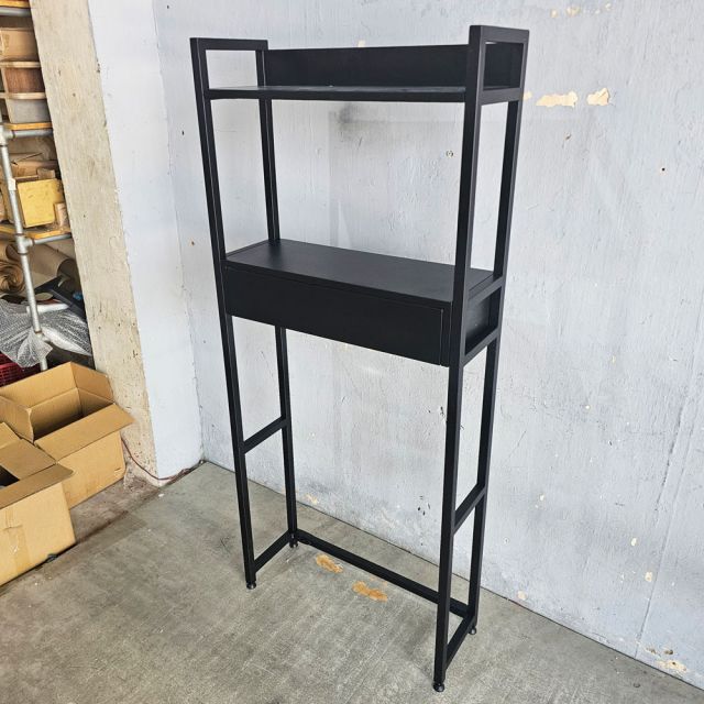 Kệ máy giặt 70x25x160cm gỗ cao su KMG68033