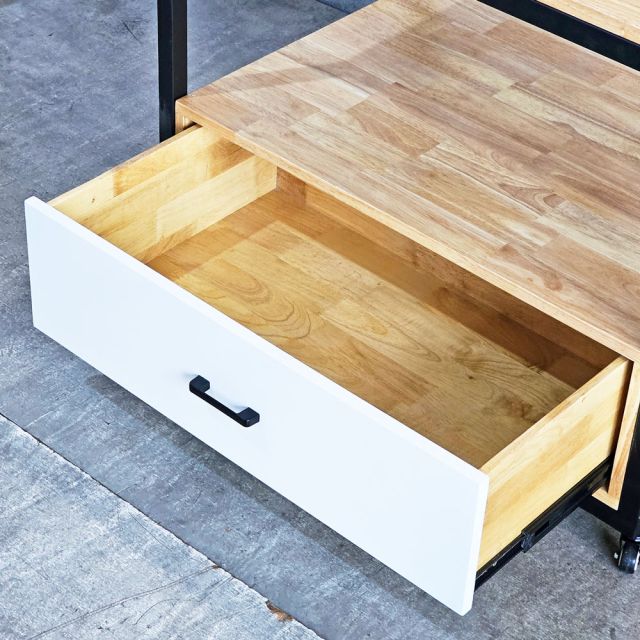 Tủ di động 86x60x72cm gỗ cao su KB68097