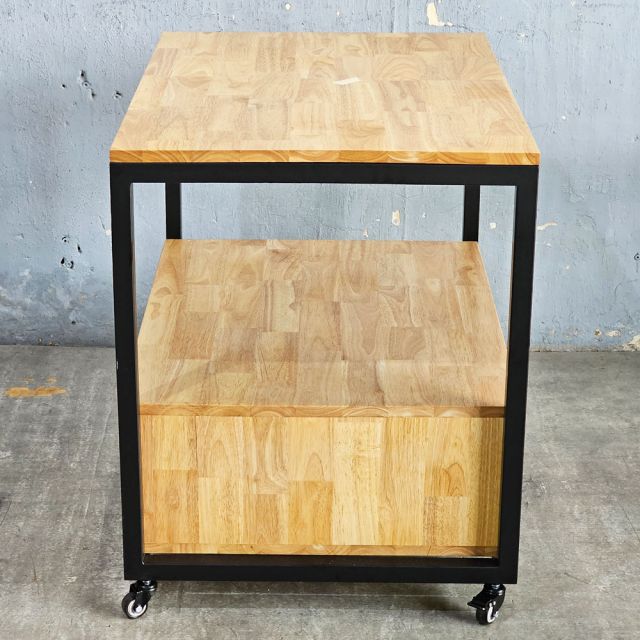 Tủ di động 86x60x72cm gỗ cao su KB68097