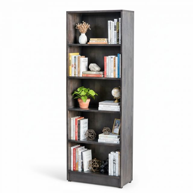 Kệ sách có ngăn bí mật 60x30x170cm gỗ cao su KS68363