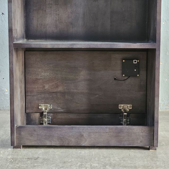 Kệ sách có ngăn bí mật 60x30x170cm gỗ cao su KS68363