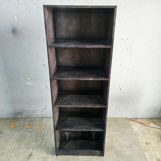 Kệ sách có ngăn bí mật 60x30x170cm gỗ cao su KS68363