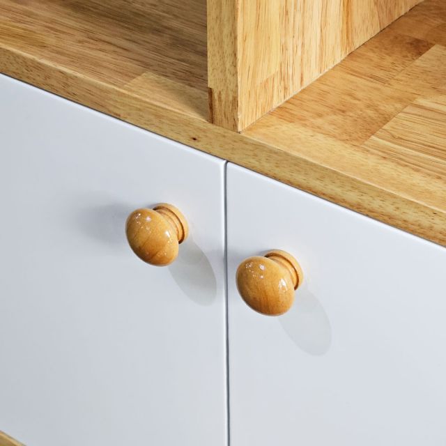 Kệ sách LAMI gỗ cao su 70x30x150cm - KS68292