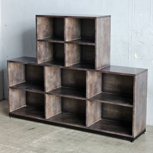 Kệ trang trí 150x30x120cm gỗ cao su KTB68259