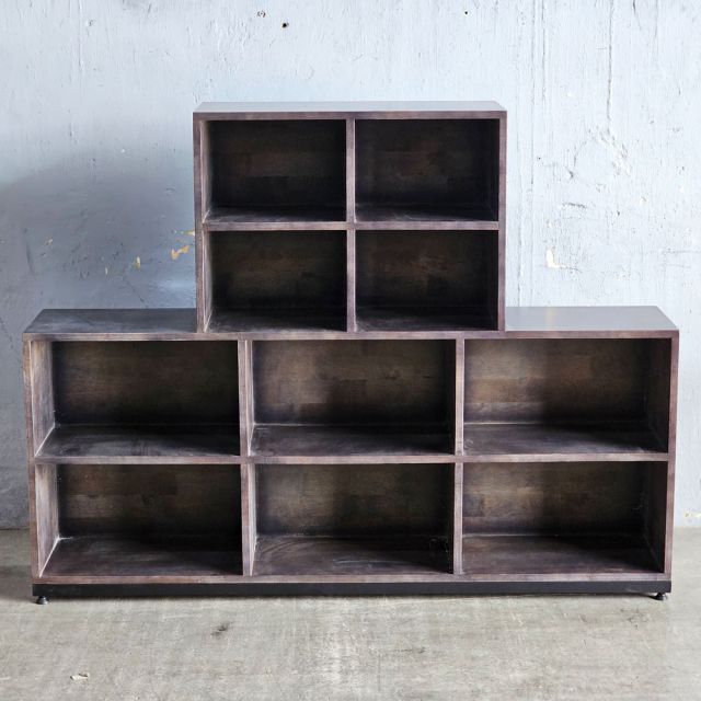 Kệ trang trí 150x30x120cm gỗ cao su KTB68259