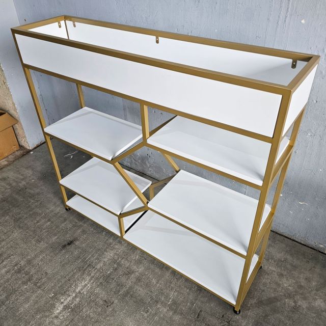 Kệ trang trí 120x30x110cm có hộc để cây cảnh KTB68135