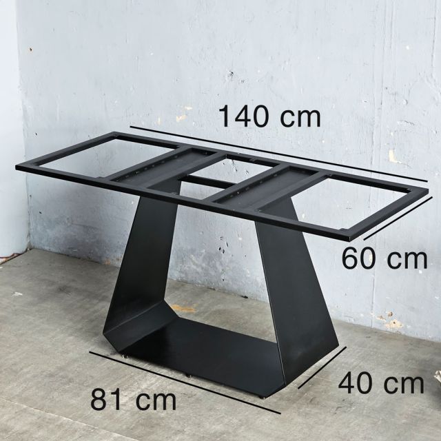 Chân bàn sắt 140x60cm sơn tĩnh điện CHB68109