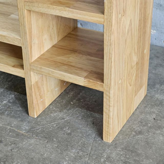 Kệ màn hình máy tính 100x20x43cm gỗ cao su MS68022