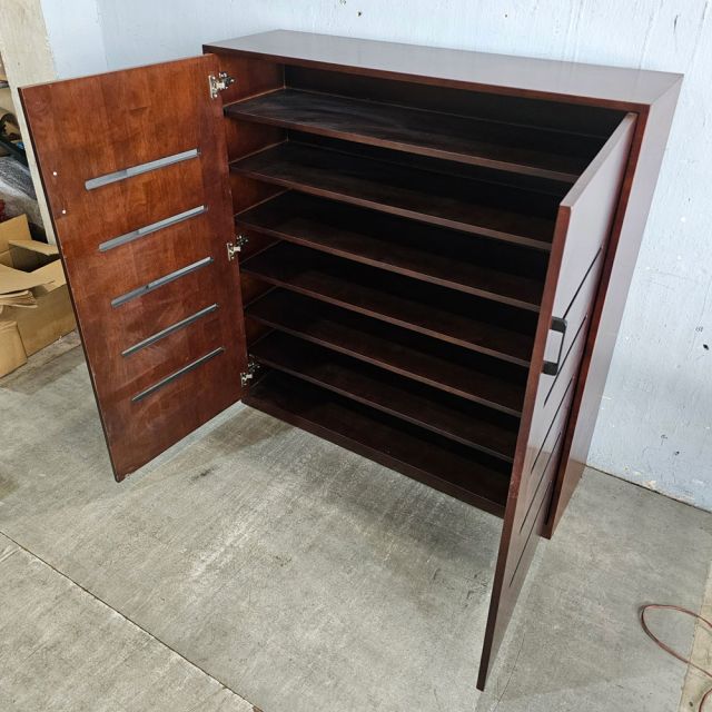 Tủ giày dép 120x35x126cm gỗ cao su KG68112