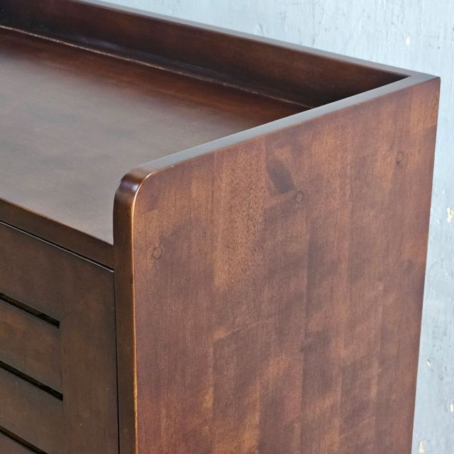 Tủ để giày 2 cánh 60x35x112cm gỗ cao su chân sắt KTB68141