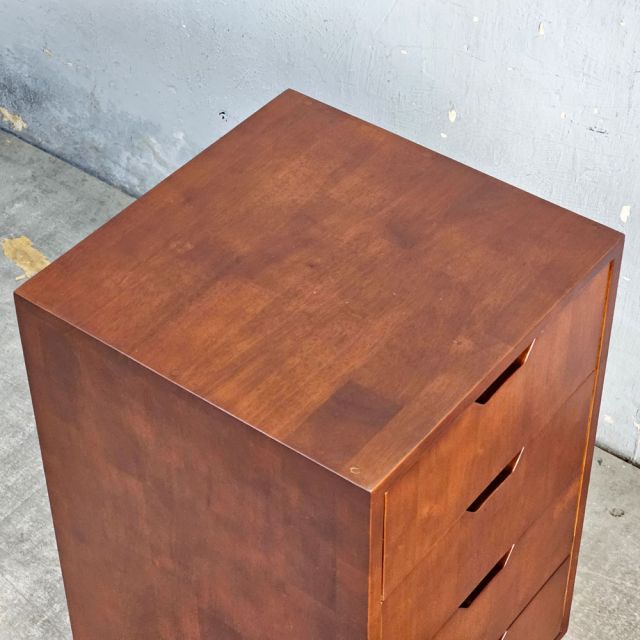 Tủ di động 4 ngăn kéo gỗ tự nhiên TCN68034